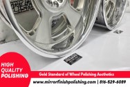 Custom Widened Aluminum Wheels AFTER Chrome-Like Polishing | Wheel Polishing | Aluminum Polishing Services | Finishing Services