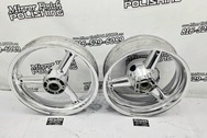 Aluminum Suzuki GSXR1000 Wheel AFTER Chrome-Like Metal Polishing and Buffing Services | Motorcycle Polishing