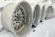 American Force Aluminum Wheels BEFORE Chrome-Like Metal Polishing and Buffing Services | Restoration Services | Wheel Polishing