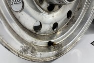 Ford Aluminum Truck Wheels BEFORE Chrome-Like Metal Polishing and Buffing Services / Restoration Services | Wheels Polishing Services
