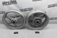 Aluminum Suzuki GSXR1000 Wheel BEFORE Chrome-Like Metal Polishing and Buffing Services | Motorcycle Polishing