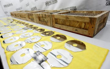 Mirror Finish Polishing Custom Production Cast Anode Components Before and After Showcase