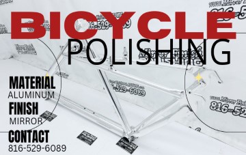 Mirror Finish Polishing Custom Bicycle Parts Before and After Showcase