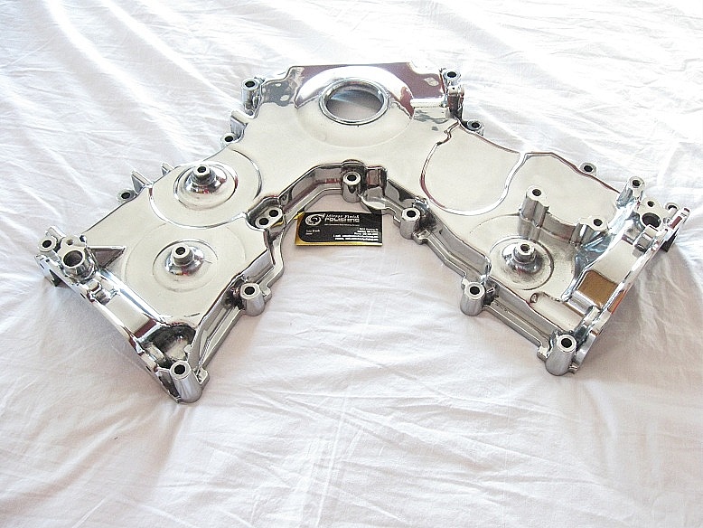 Ford polished timing cover #6